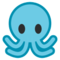 Octopus emoji on HTC
